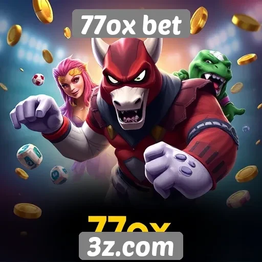 Diversidade de jogos disponíveis na 77ox bet