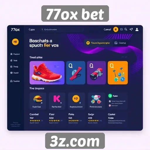 Interface e experiência do usuário no 77ox bet